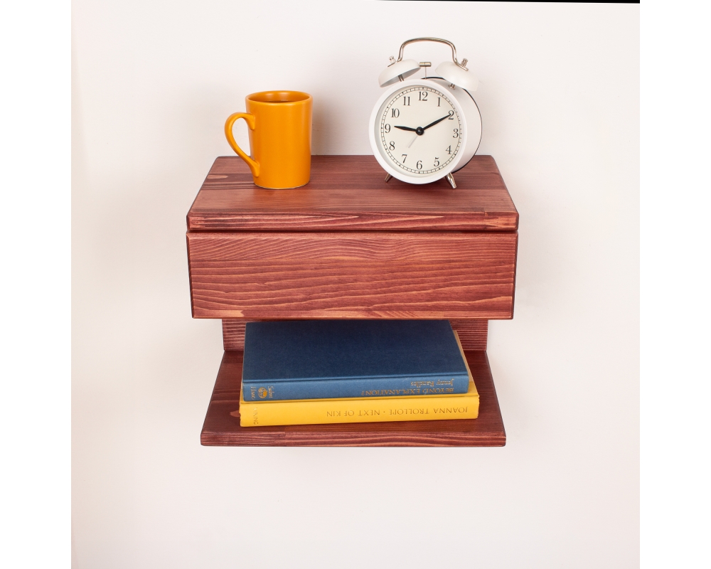  Floating Nightstand with Drawer - Rome