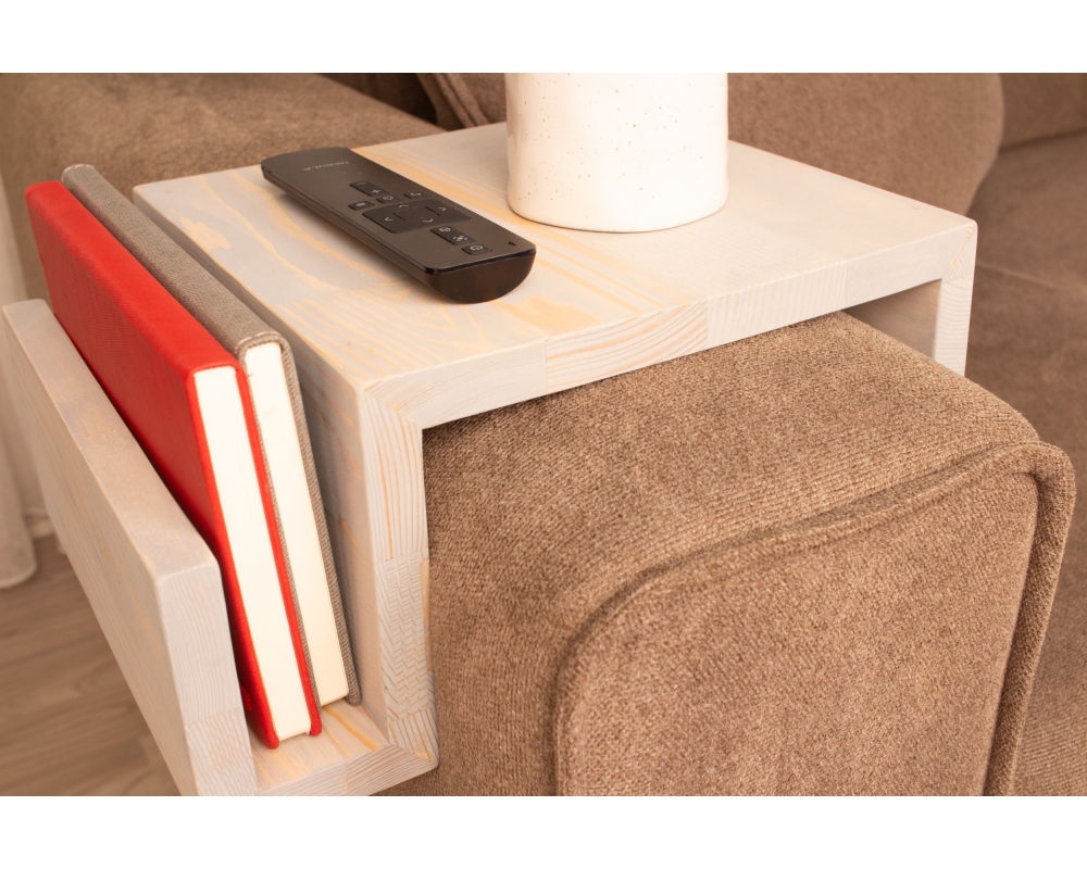 Functional Wood Armrest Table - Istanbul