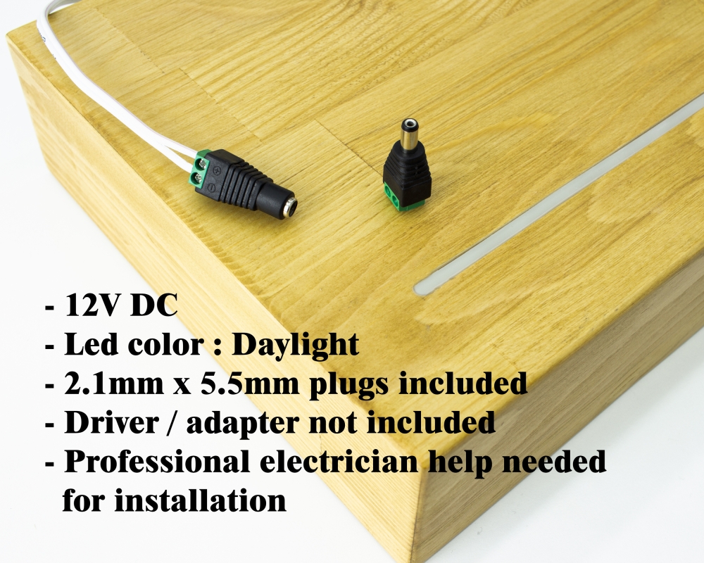 Floating Shelf with Led Lights - Madrid
