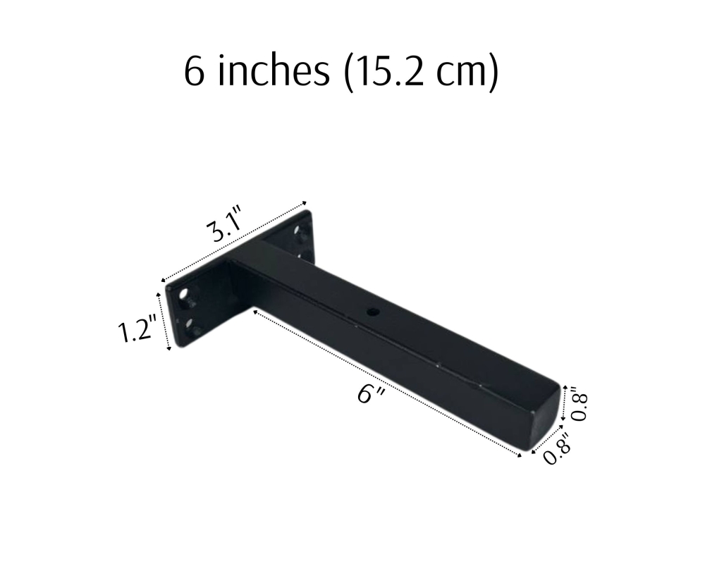 Heavy Duty Square Brackets  - Floating Shelf Brackets 