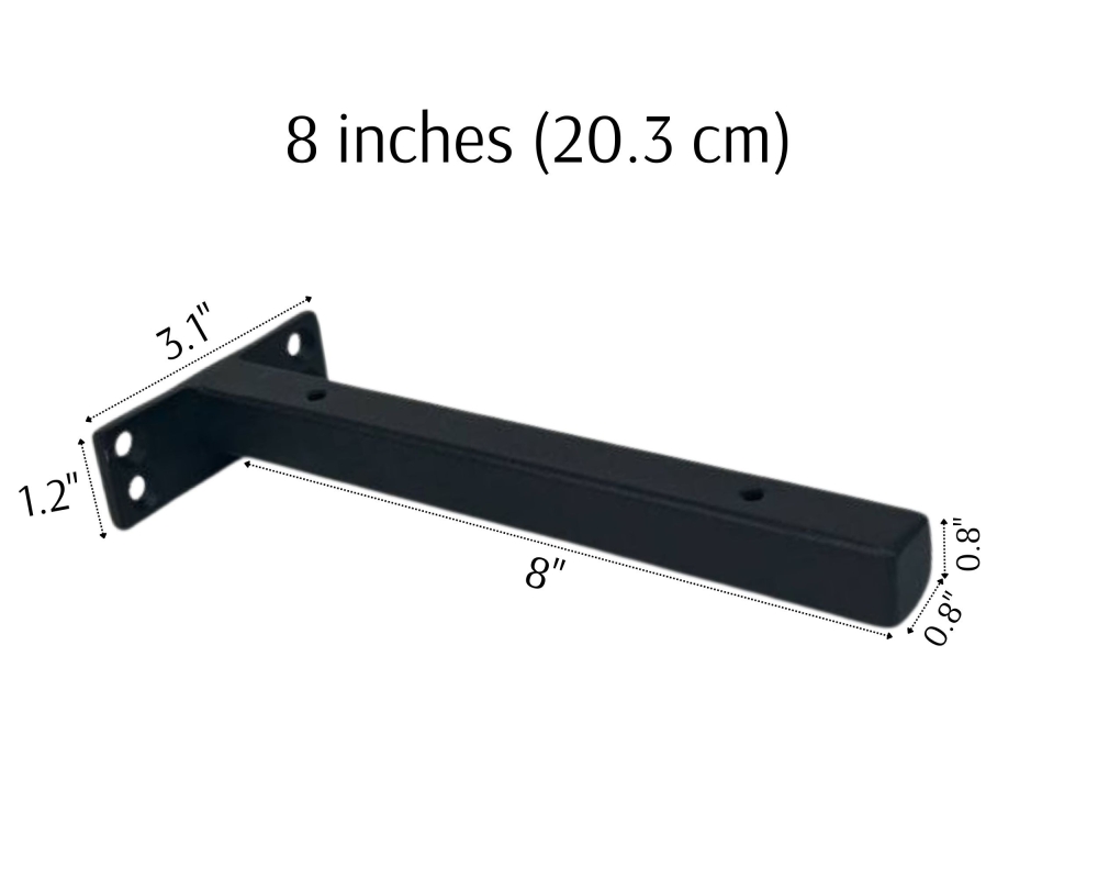 Heavy Duty Square Brackets  - Floating Shelf Brackets 